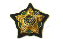 Rank Star Gold Bullion Wire Blazer Badges